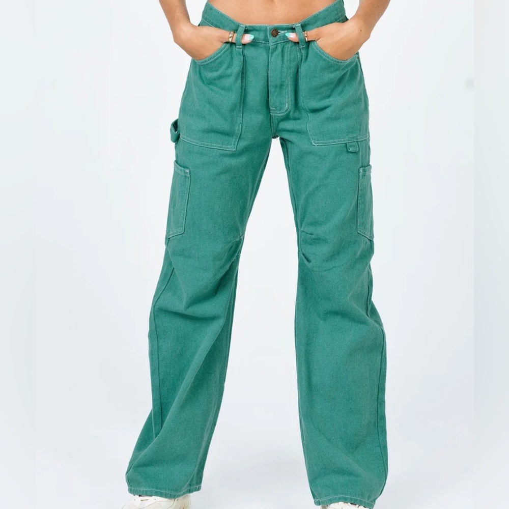 Lioness Miami Vice Cargo Pant Green - Picture 3 of 7